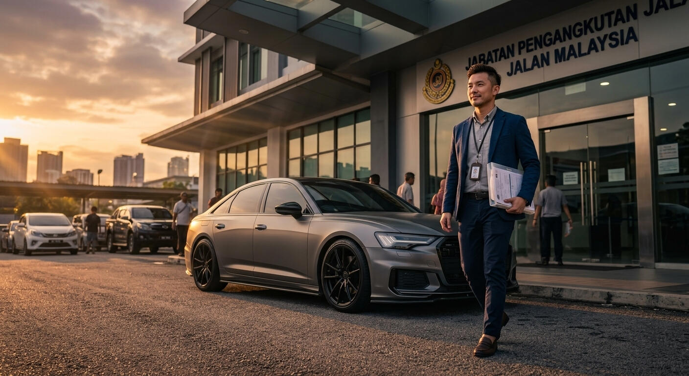 马来西亚公司车过户代办 - iCar.my 企业车辆资产清理专家 处理马来西亚公司注销车辆转名、股权变动过户。精通 JPJ 与 PUSPAKOM 流程,高效合规,老板无需到场。